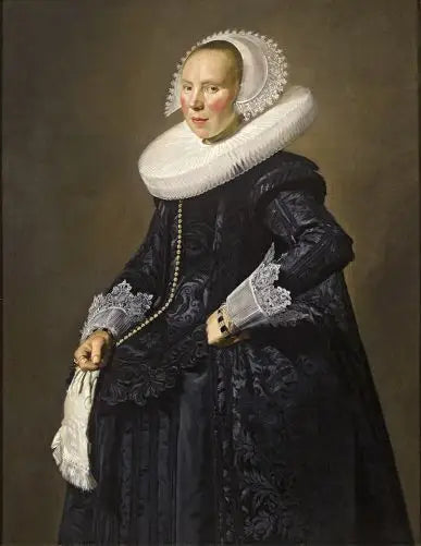 portræt af en kvinde, muligvis Cunera van Baersdorp - Frans Hals