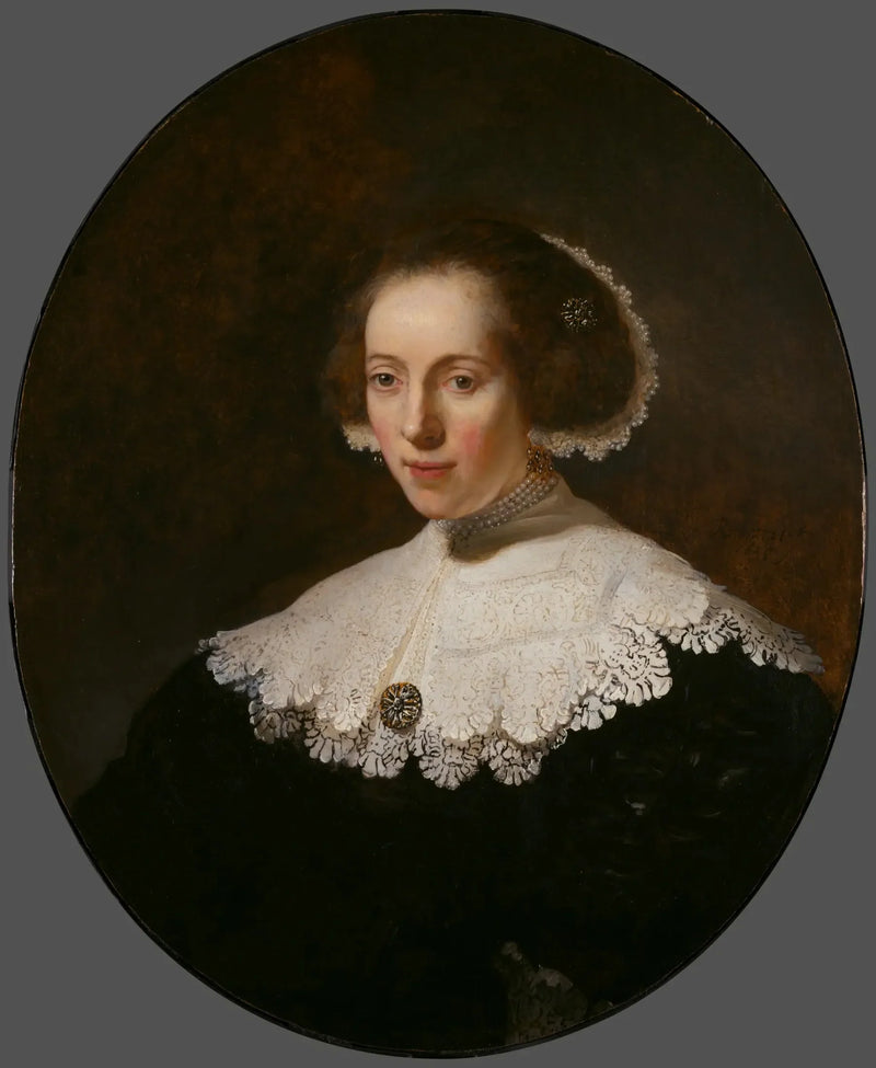 Portræt af en kvinde - Rembrandt
