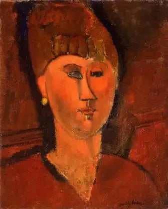 Portræt af en russisk kvinde - Amedeo Modigliani