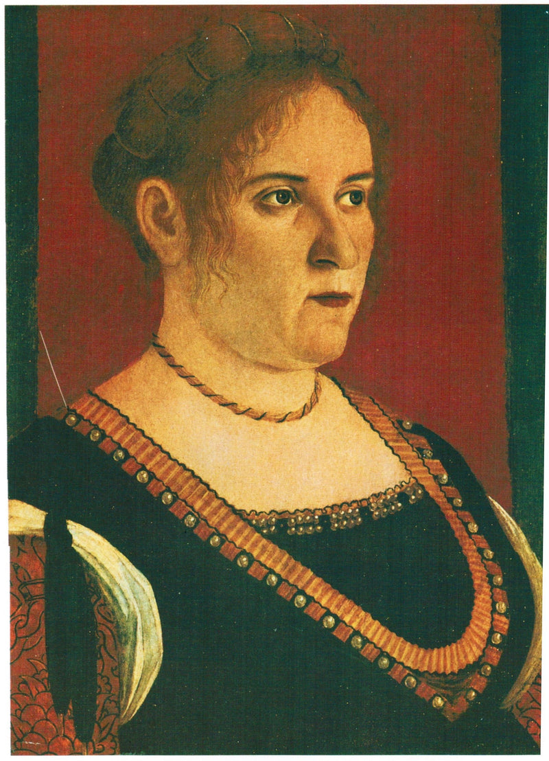 Portræt af en kvinde - Vittore Carpaccio