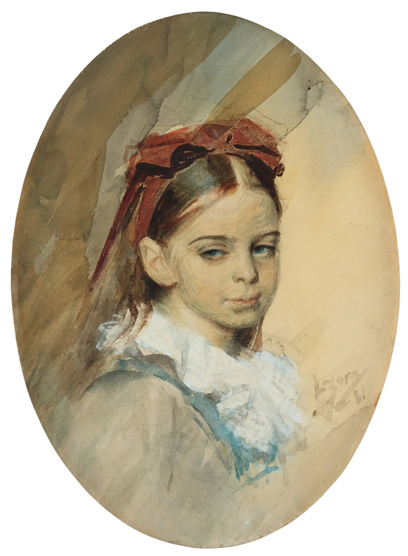 Portræt af en pige - Anders Zorn