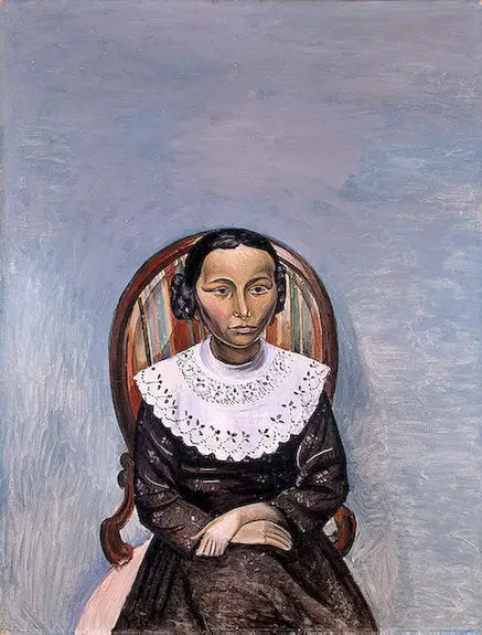 Portræt af en pige i sort - André Derain