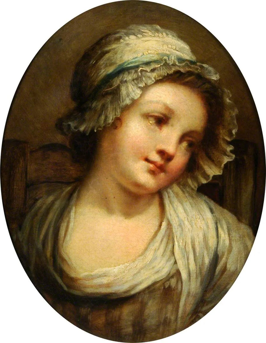 Portræt af en pige - Jean-Baptiste Greuze