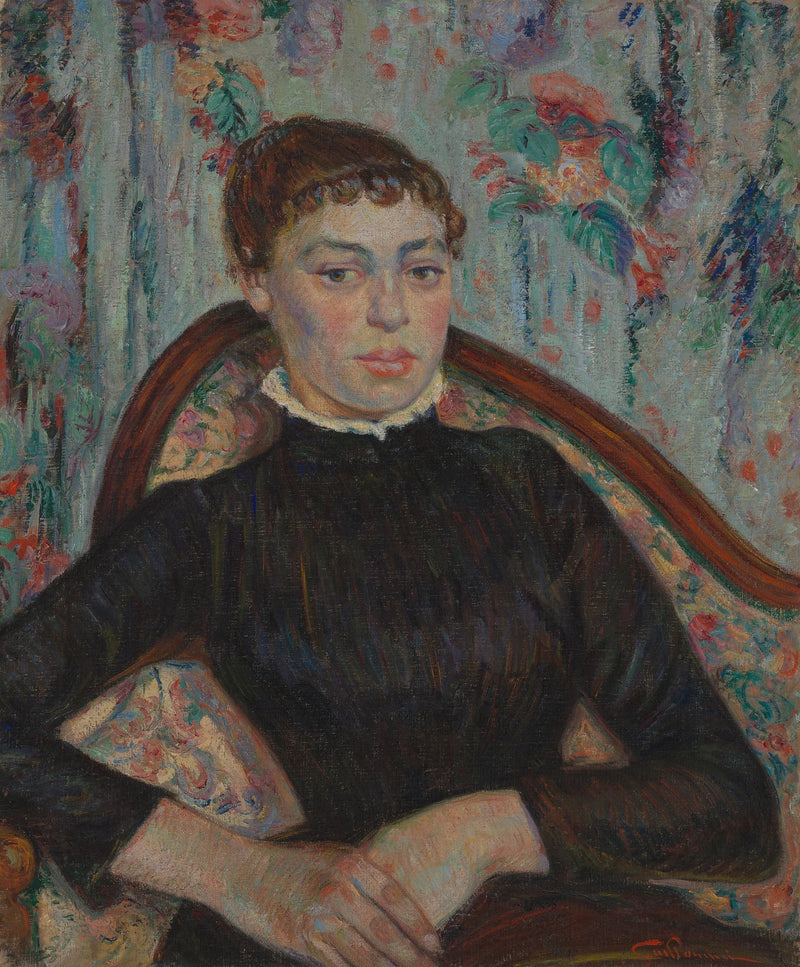 Portræt af en ung kvinde - Armand Guillaumin