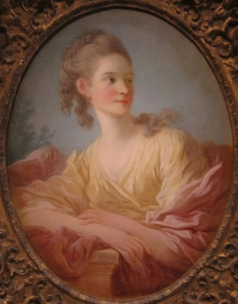 Portræt af en ung kvinde, kaldet Gabrielle de Caraman, marquise de la Fare - Jean-Honoré Fragonard