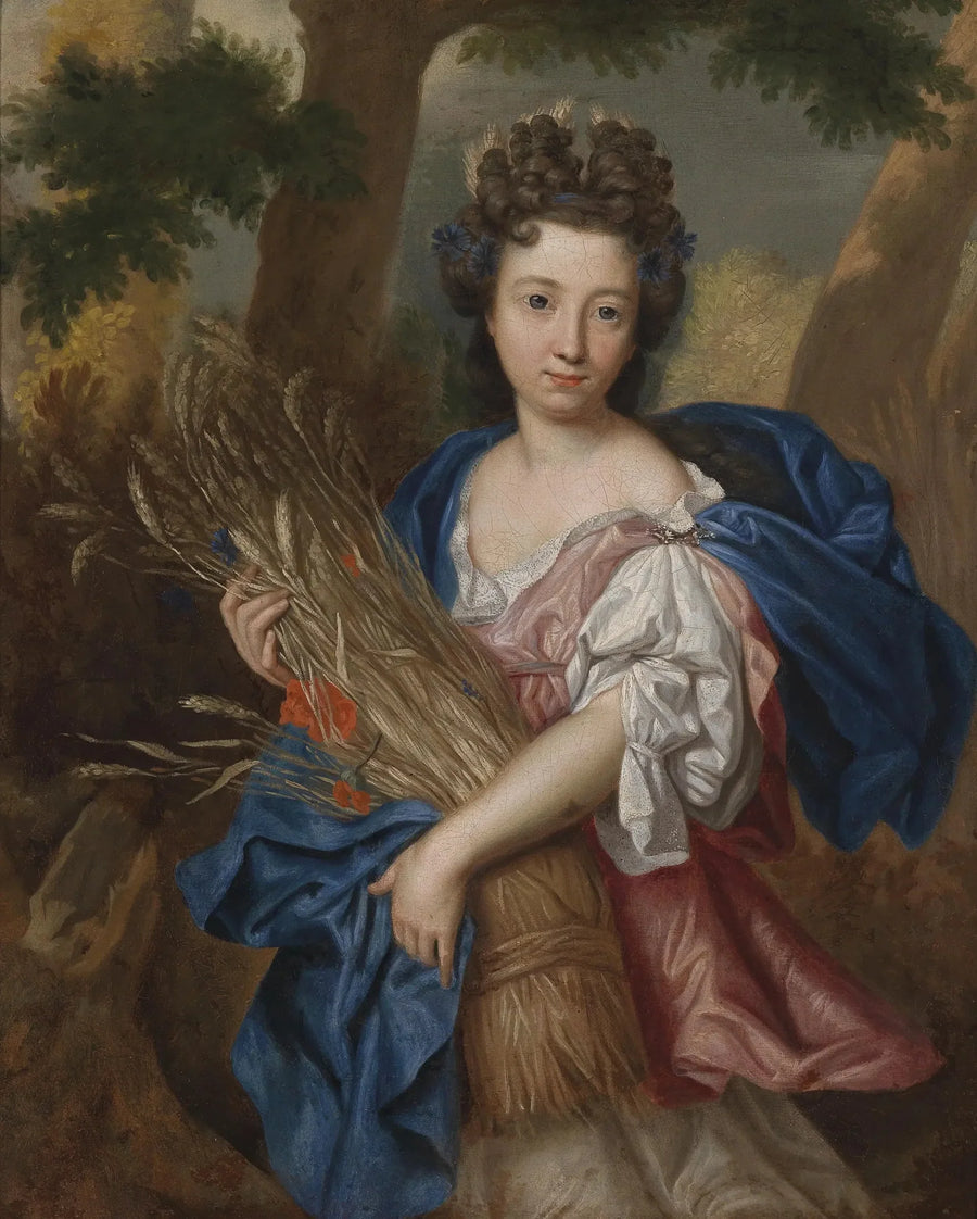 Portræt af en ung kvinde i Ceres - Pierre Mignard