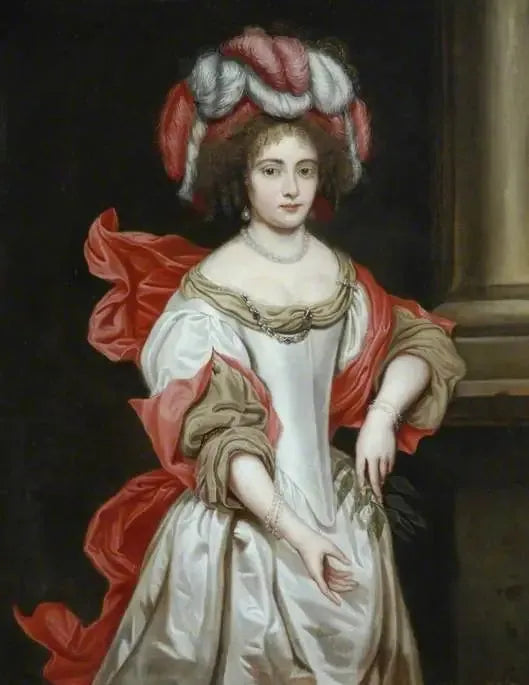 Portræt af en ung kvinde, Louis XIV's æra - Pierre Mignard