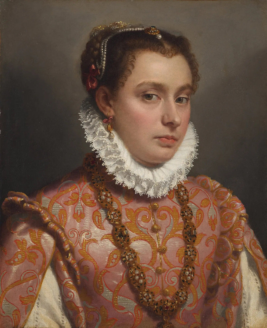 Portræt af en ung kvinde - Giovanni Battista Moroni