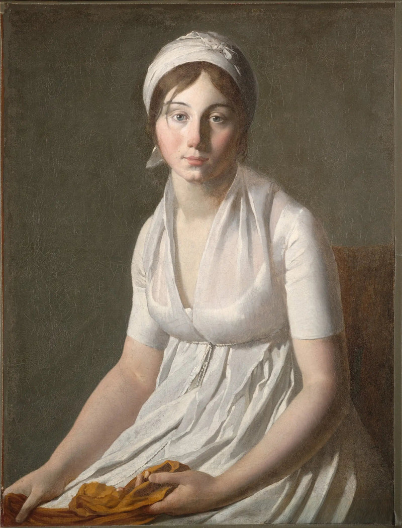 Portræt af en ung kvinde - Jacques-Louis David
