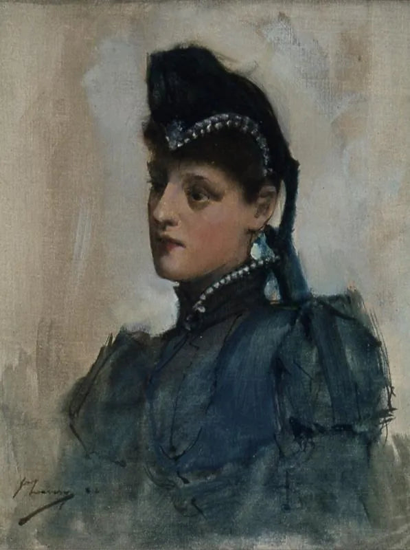 Portrait d'une jeune femme - John Lavery
