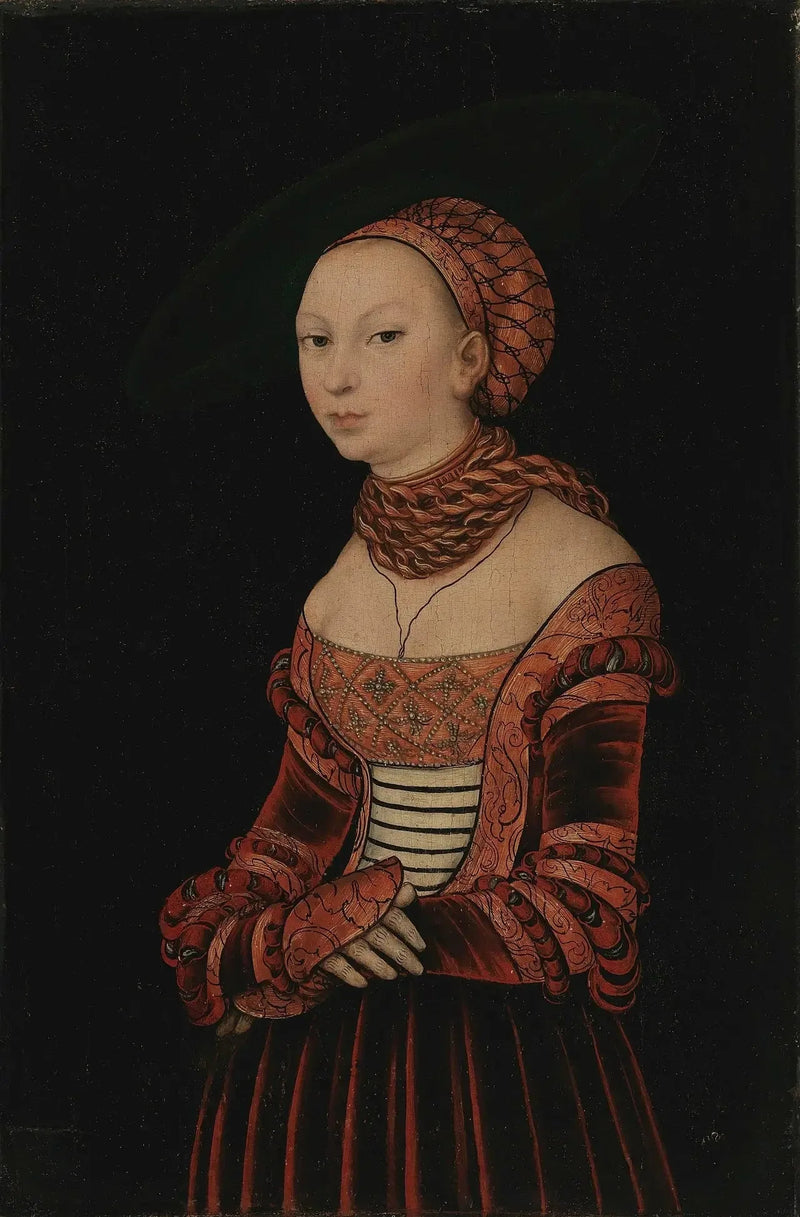 Portræt af en ung kvinde - Lucas Cranach den Ældre