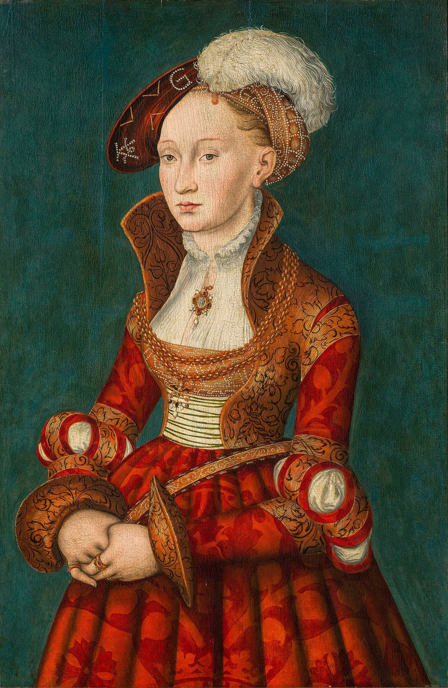 Portræt af en ung kvinde - Lucas Cranach den Ældre