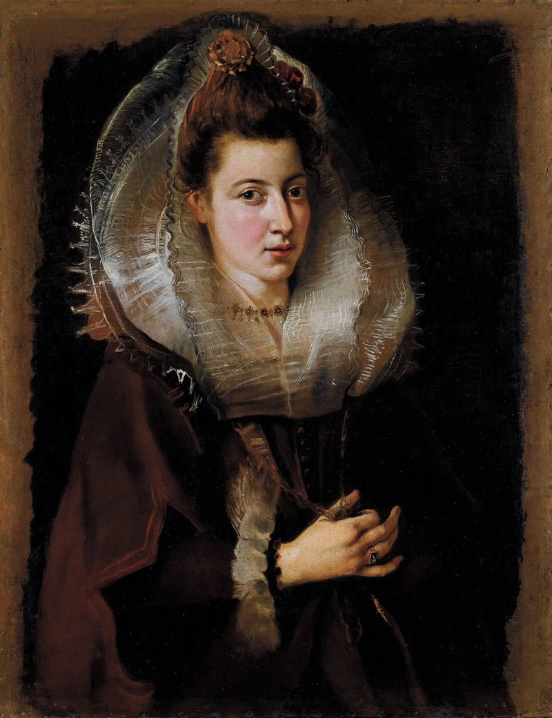 Portræt af en ung kvinde - Peter Paul Rubens