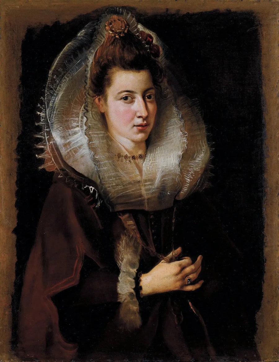 Portræt af en ung kvinde - Peter Paul Rubens