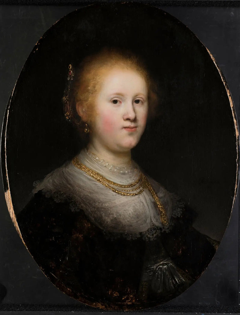 Portræt af en ung kvinde - Rembrandt