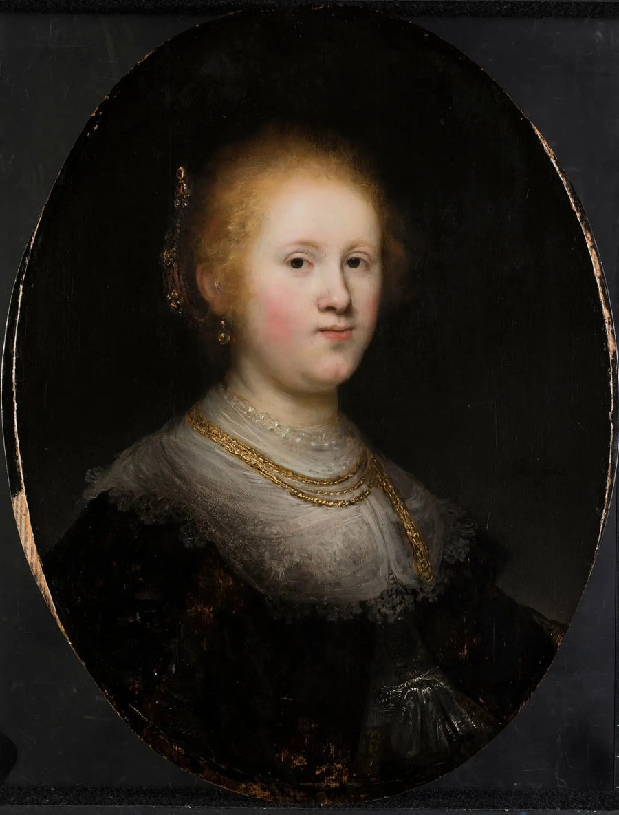 Portræt af en ung kvinde - Rembrandt
