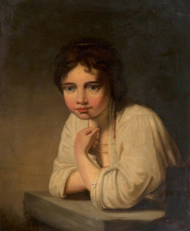 Portræt af en ung pige - Rembrandt