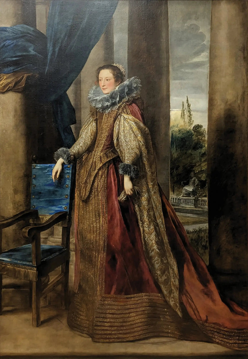 Portrait d'une noble génoise - Antoine van Dyck