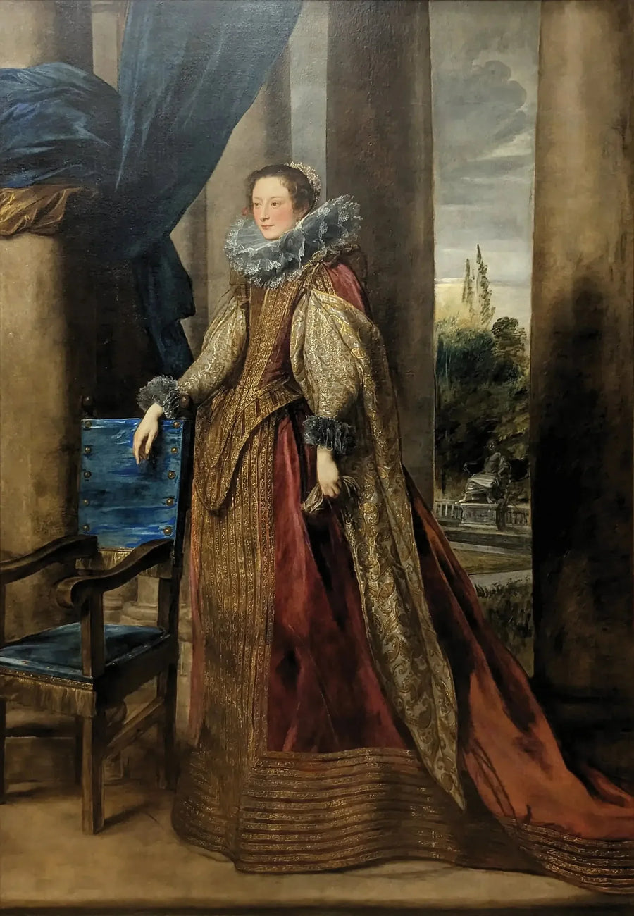 Portrait d'une noble génoise - Antoine van Dyck