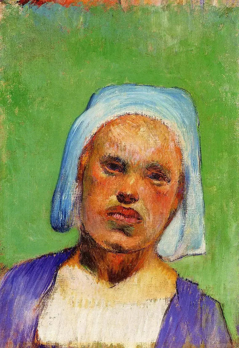 Portræt af en Pont-avennoise, måske Marie Louarn - Paul Gauguin
