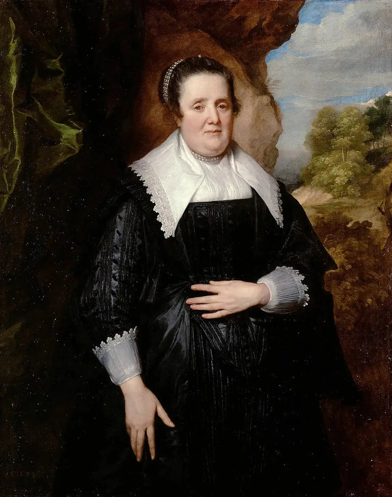 Portræt af en gammel kvinde - Antoine van Dyck