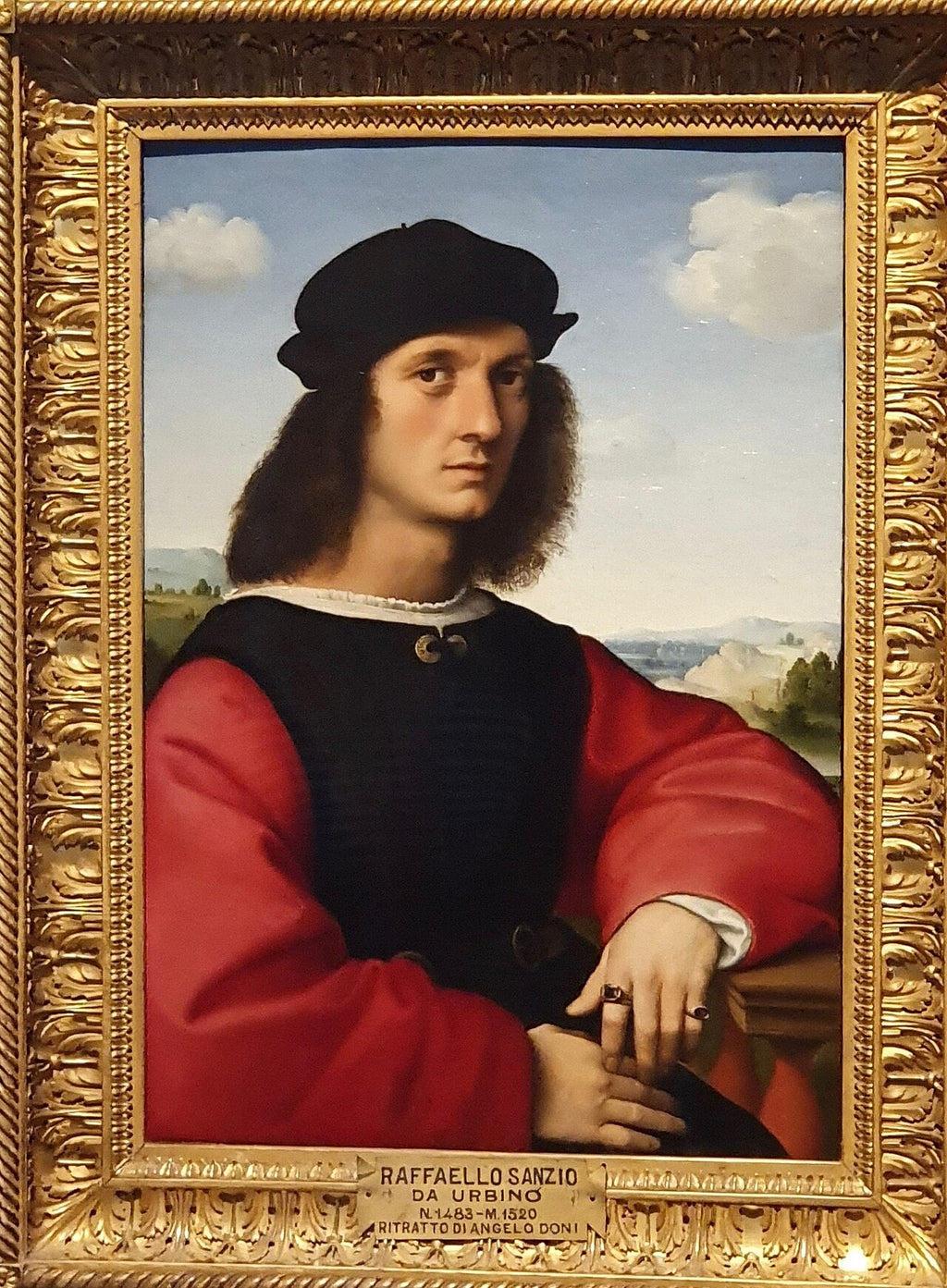 Portræt af Agnolo Doni - Raphael Sanzio