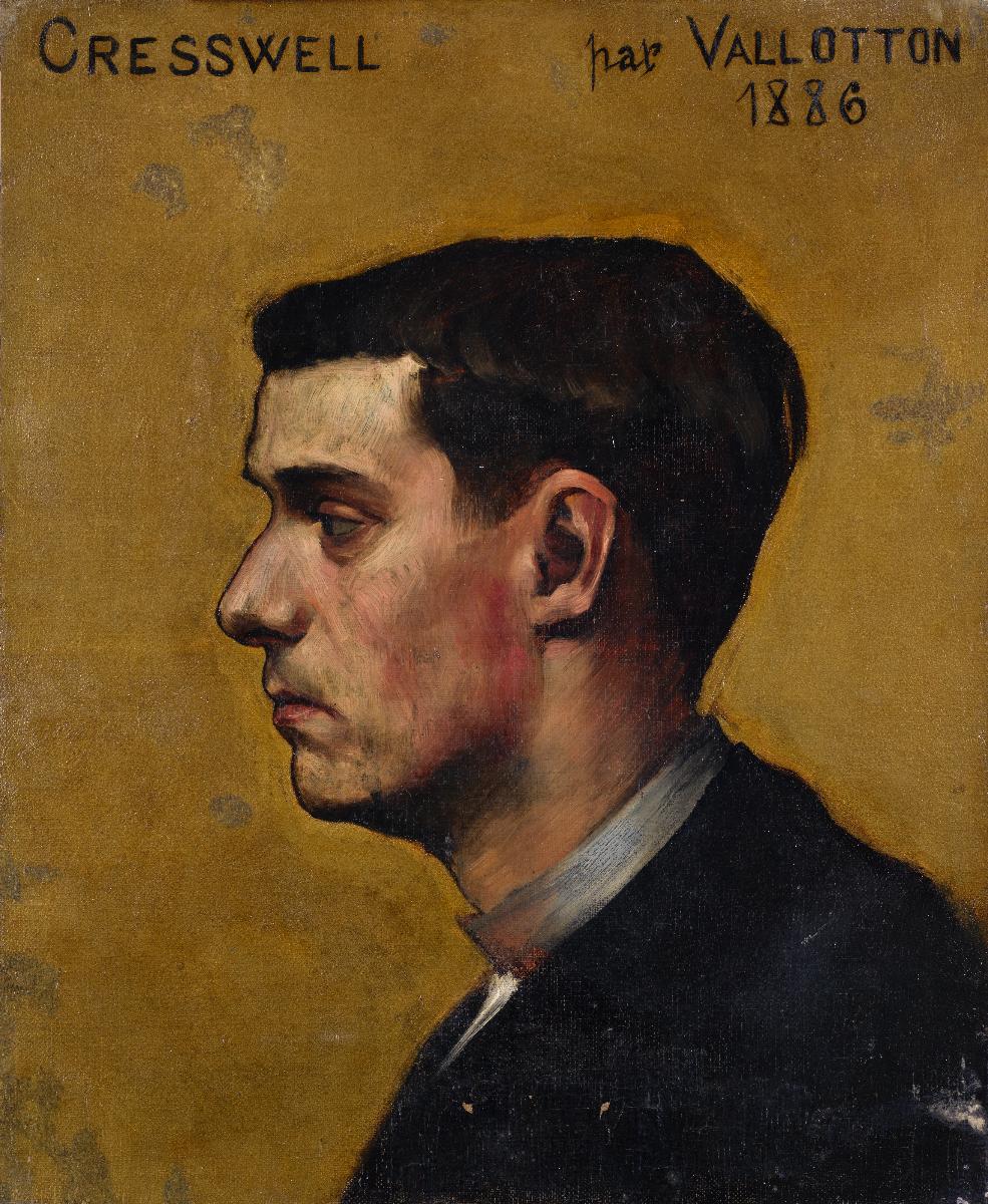 Portrait af Albert Cresswell - Félix Vallotton