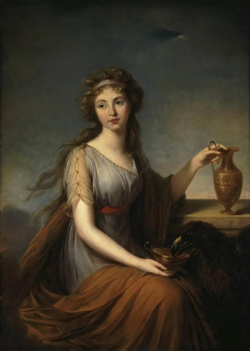 Portrait af Anne Pitt i Hebe - Élisabeth Vigée Le Brun