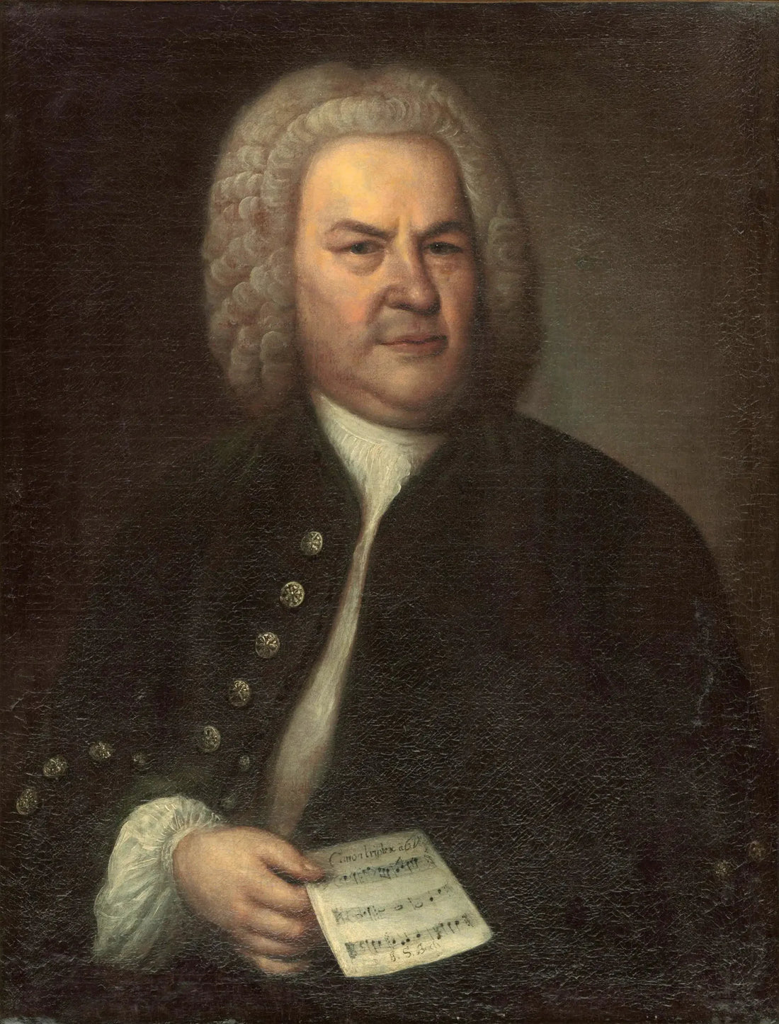 Portrait de Bach - Elias Gottlob Haussmann