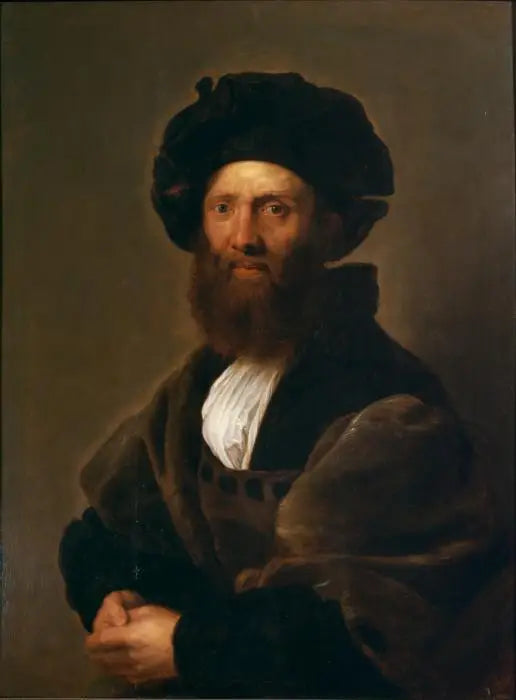 Portrait af Baldassare Castiglione (efter Raphael) - Peter Paul Rubens