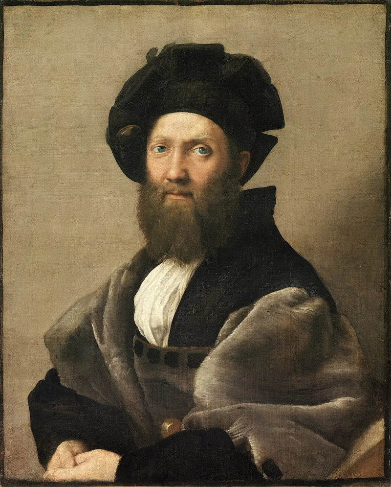 Portræt af Baldassare Castiglione - Raphael Sanzio