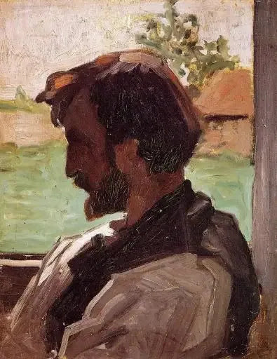 Portræt af Bazille - Claude Monet