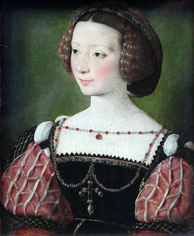 Portræt af Beatrix Pacheco, grevinde af Montbel og Entremonts - Jean Clouet
