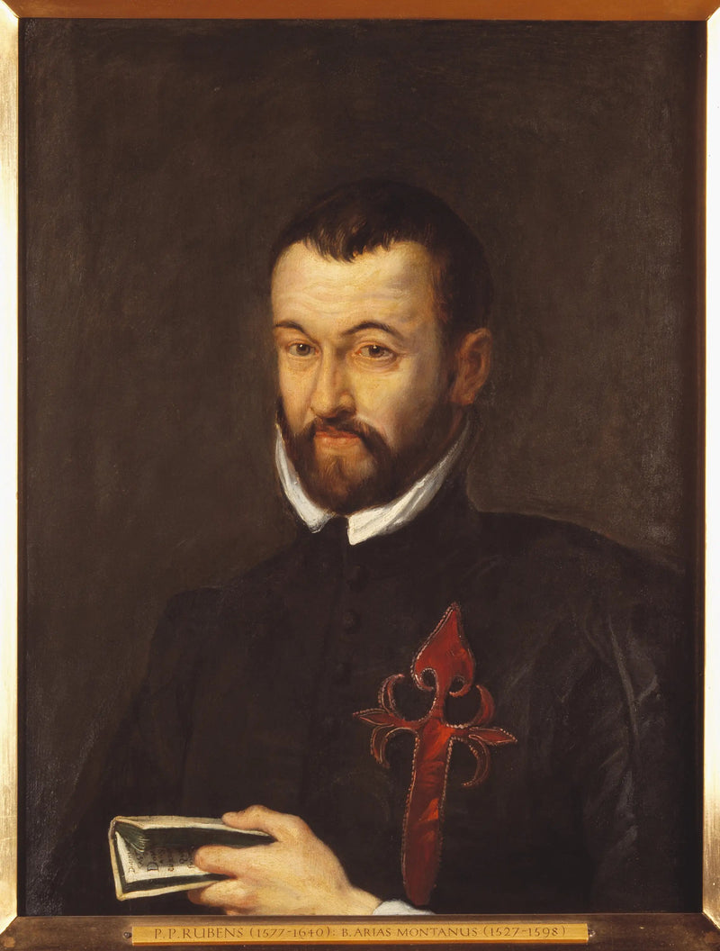 Portrait af Benedictus Arias Montanus - Peter Paul Rubens