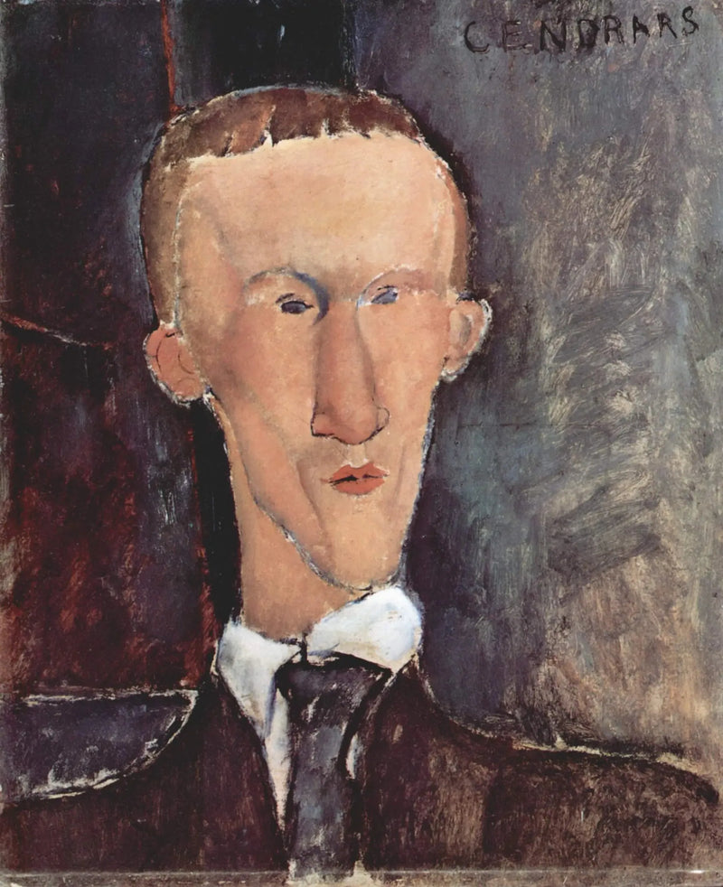 Portræt af Blaise Cendrars - Amedeo Modigliani