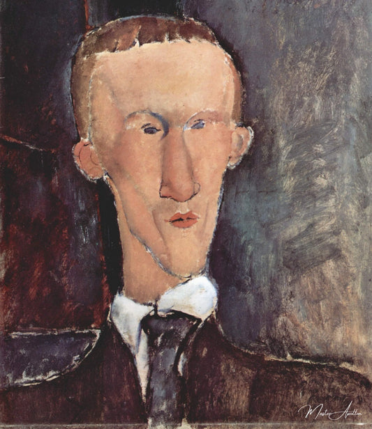 Portrait de Blaise Cendrars - Amedeo Modigliani - Reproductions de tableaux et peintures haut de gamme