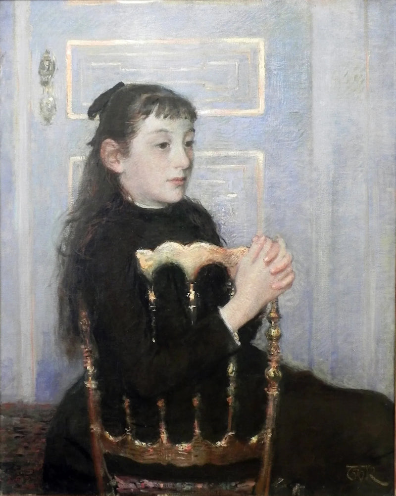 Portræt af Camille van Mons - Théo van Rysselberghe