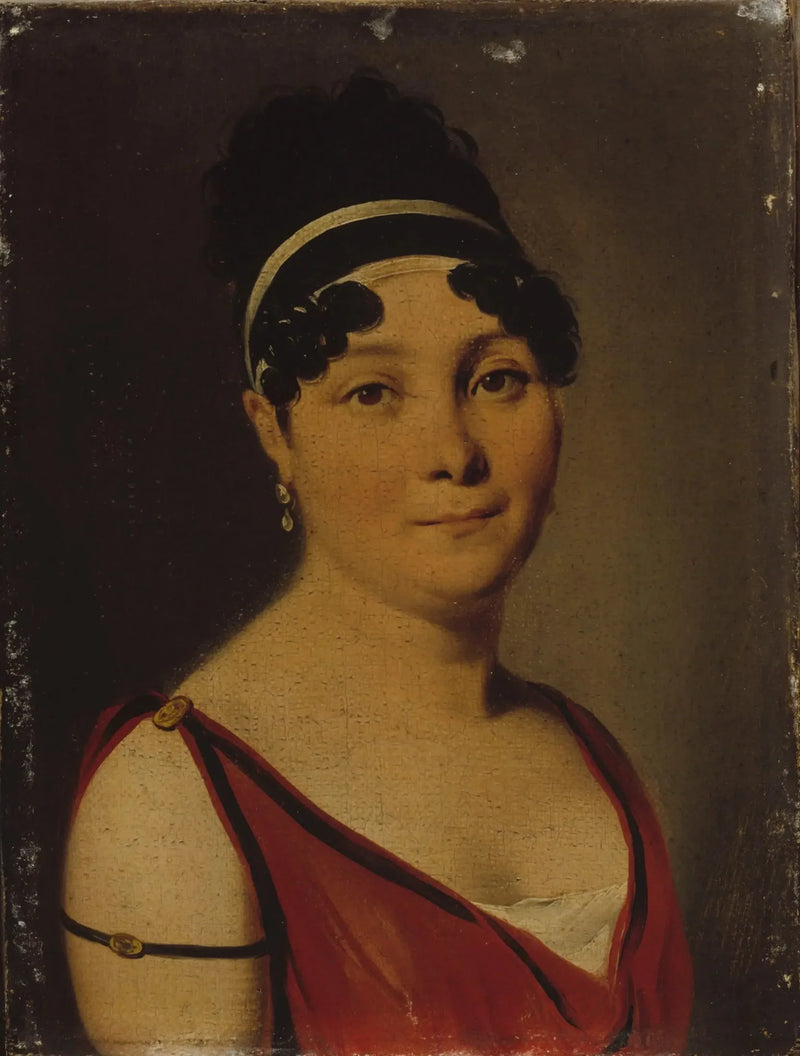 Portræt af Caroline Branchu (1780-1850), sangerinde - Louis-Léopold Boilly