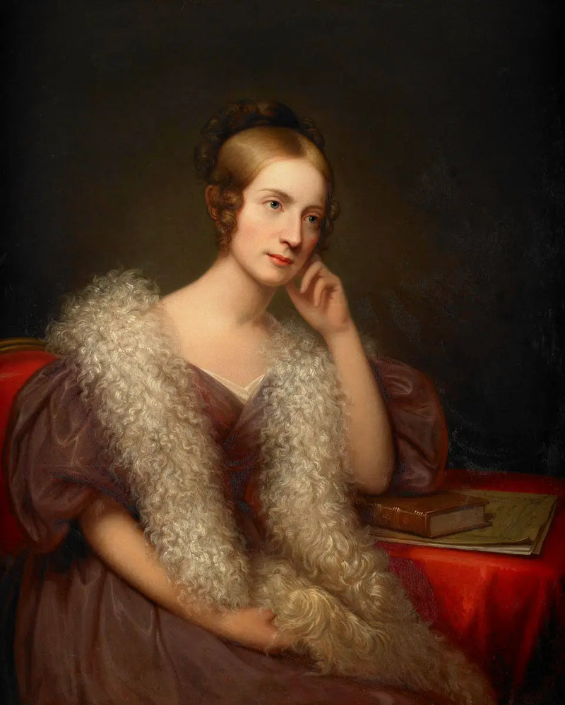 Portræt af Caroline Louisa Pratt Bartlett - Rembrandt Peale