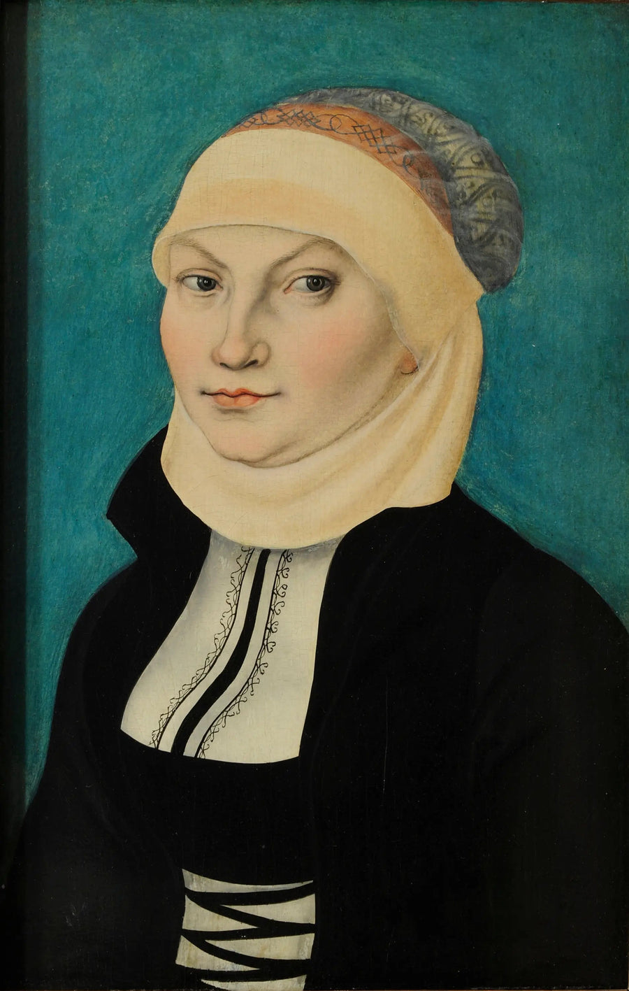 Portræt af Catherine de Bora - Lucas Cranach den Ældre