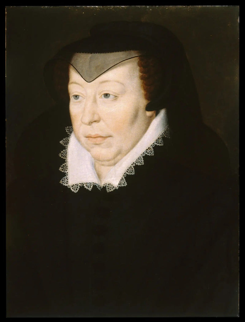 Portræt af Catherine de Médicis - François Clouet