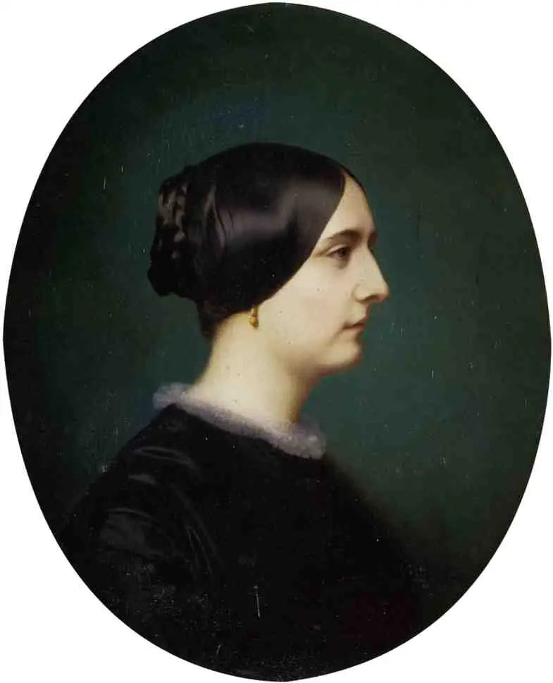 Portræt af Cécile Vitet, i profil - Jean-Léon Gérôme