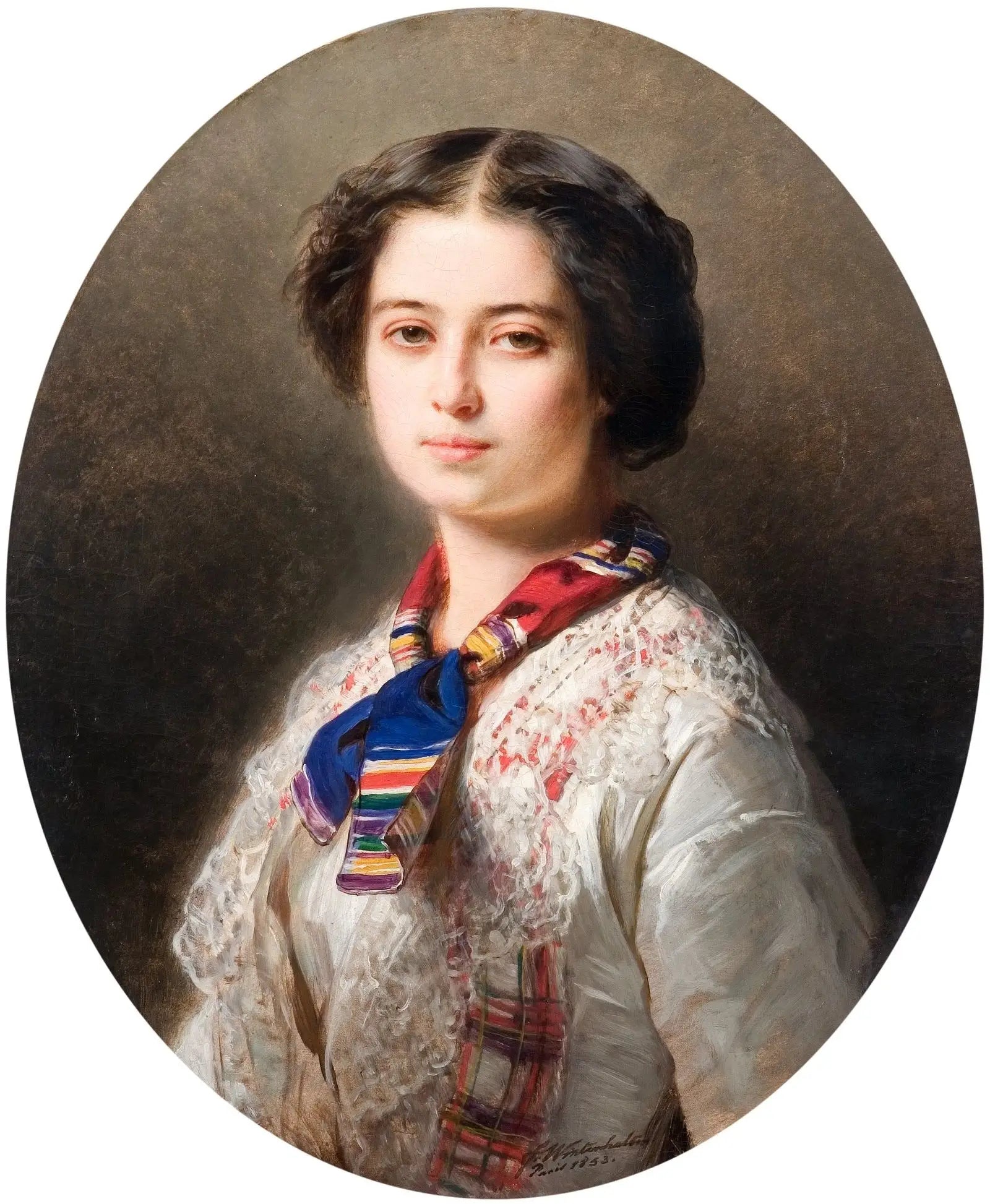 Portrait de Cecylii Lubomirskiej z Zamoyskich (1831-1904) - Franz Xaver Winterhalter - Alpha Reproduction