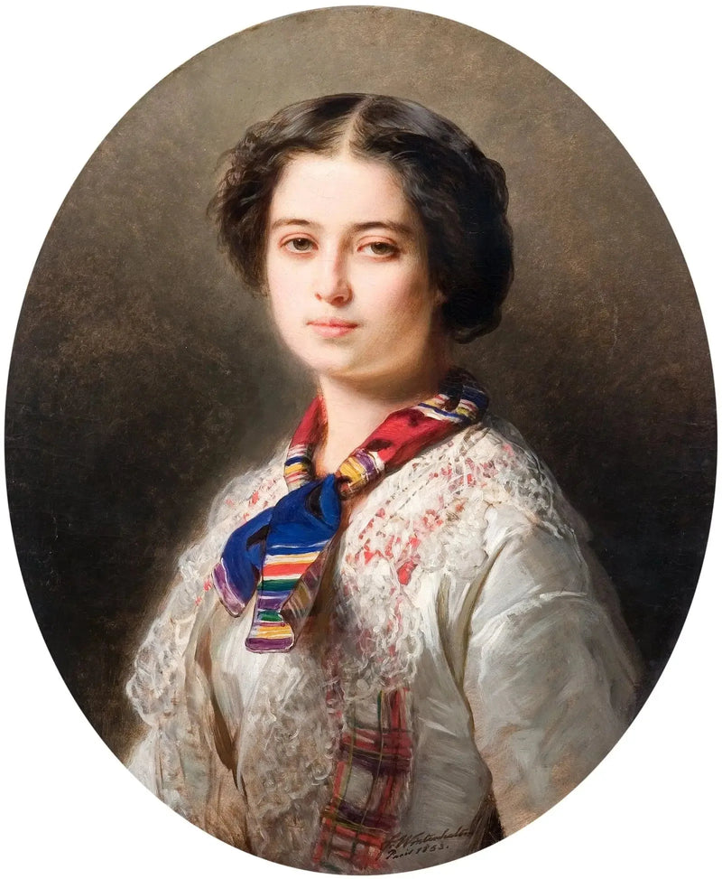 Cecylii Lubomirskiej z Zamoyskich (1831-1904) portræt