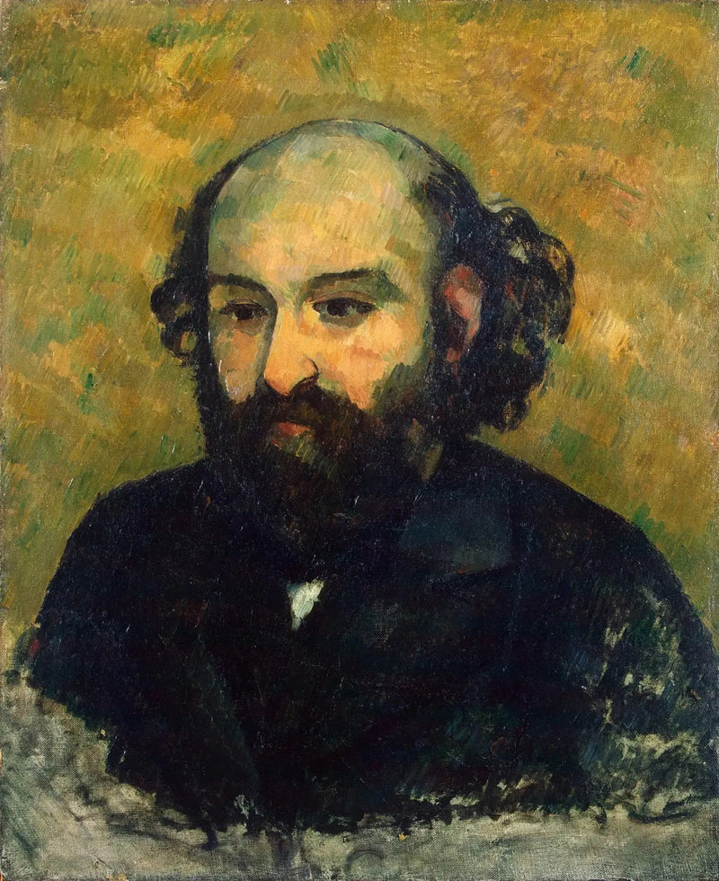 Portræt af Cezanne, efter Renoir - Paul Cézanne