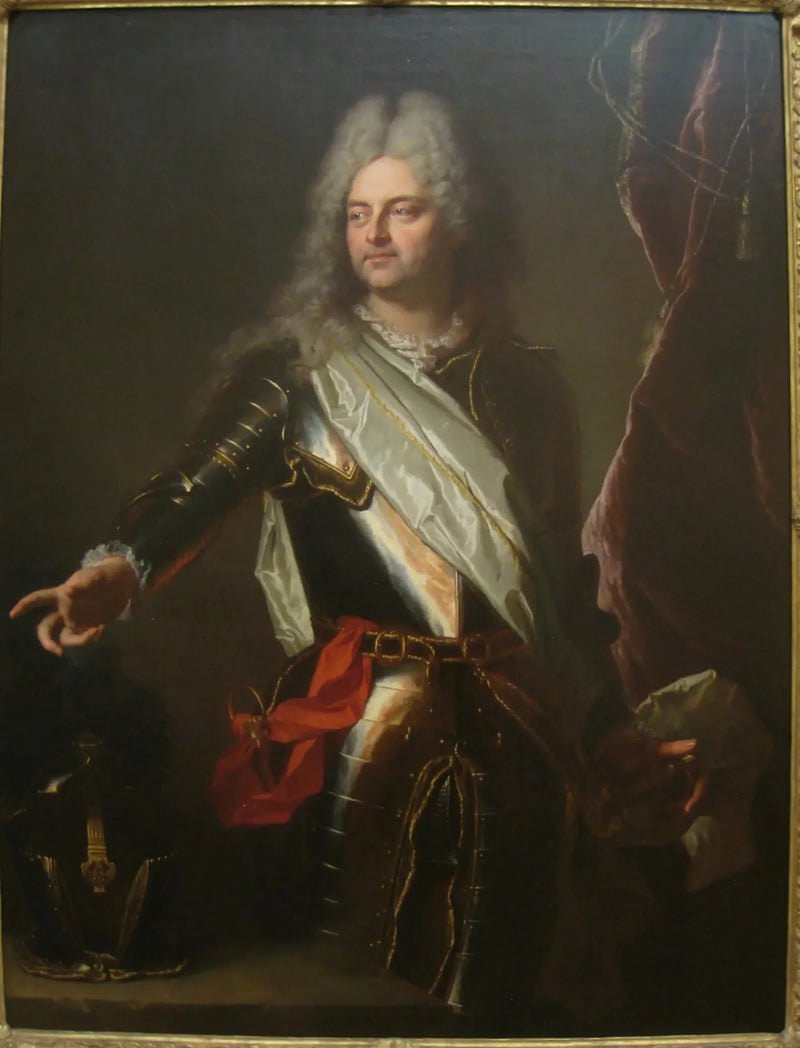 Portræt af Charles-Auguste d'Allonville, marquis de Louville - Hyacinthe Rigaud