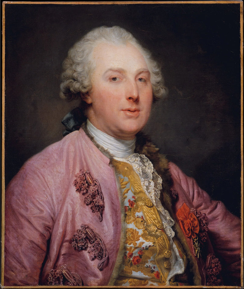 Portræt af Charles Claude de Flahaut de La Billarderie (Comte d'Angiviller) - Jean-Baptiste Greuze