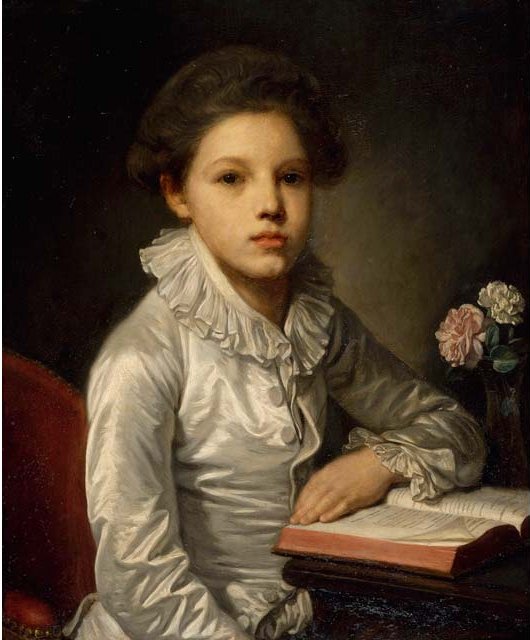 Portræt af Charles-Étienne de Bourgevin de Vialart, greve af Saint-Morys, barn - Jean-Baptiste Greuze