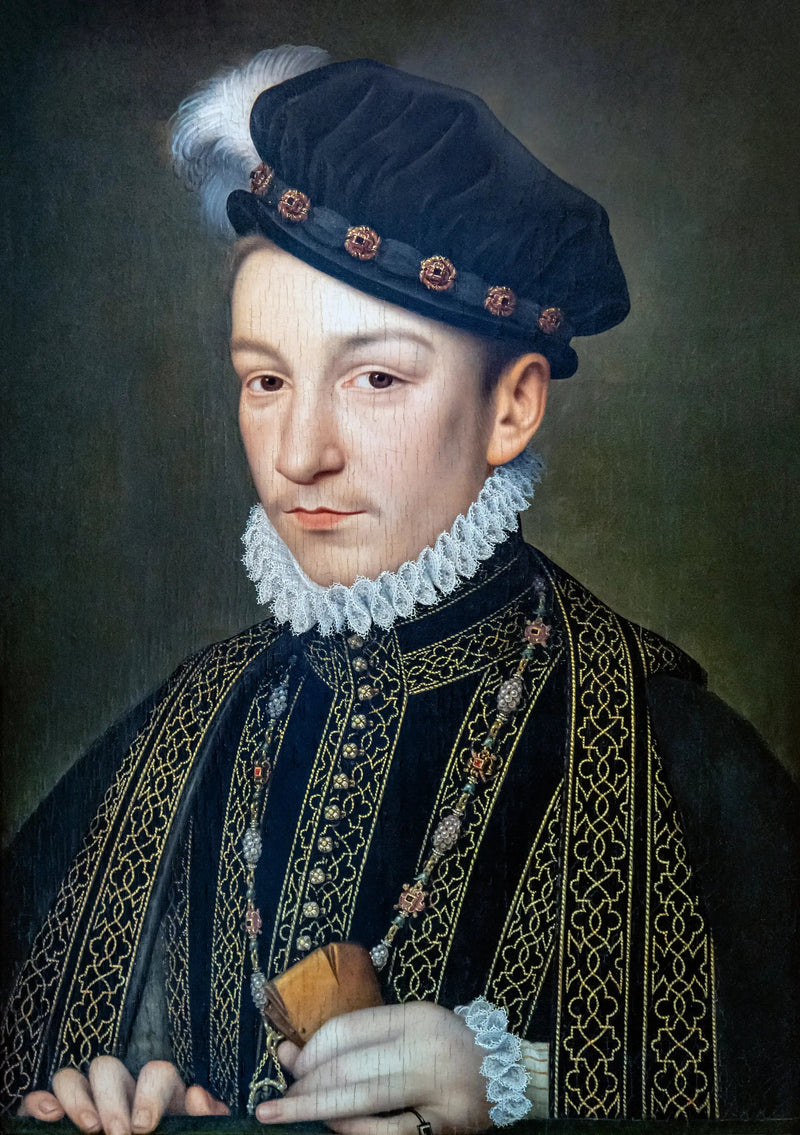 Portræt af Charles IX - François Clouet