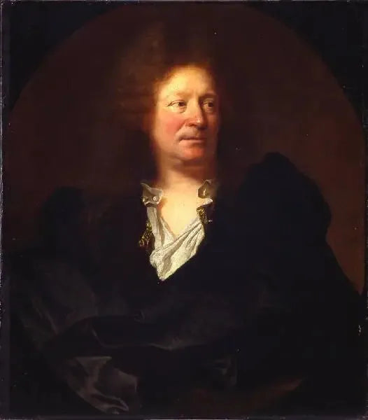 Portræt af Charles de La Fosse (1636-1716) - Hyacinthe Rigaud